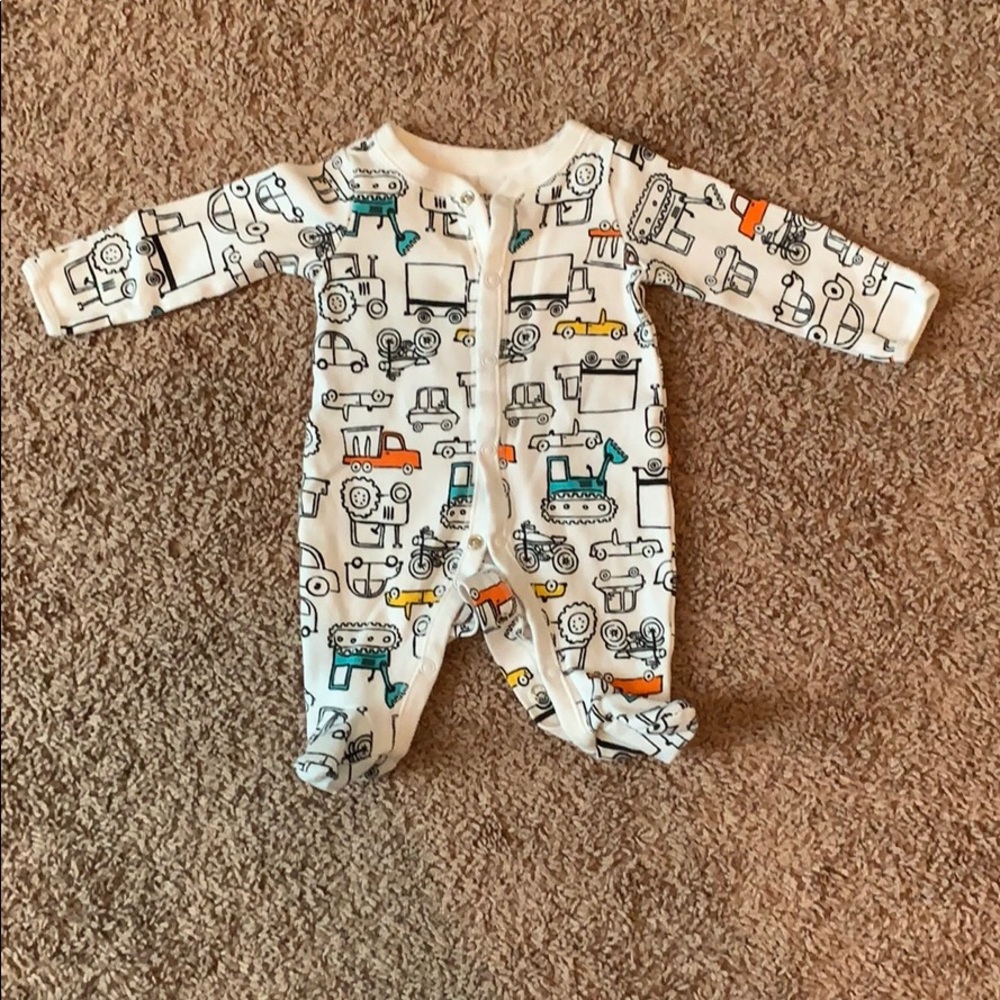 Tractor and Truck Print PJs